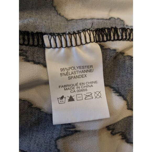 Womens Tunic Top Plus Size 4X Sleeveless Draped Front Tiger Print Stretch - Picture 6 of 6